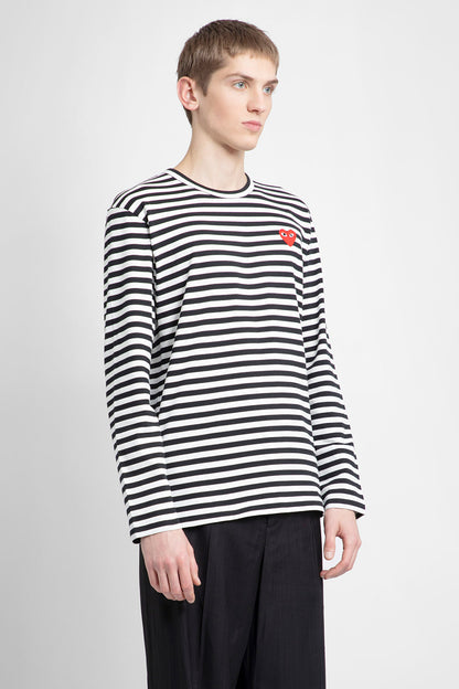 Antonioli COMME DES GARCONS PLAY MAN BLACK&WHITE T-SHIRTS & TANK TOPS