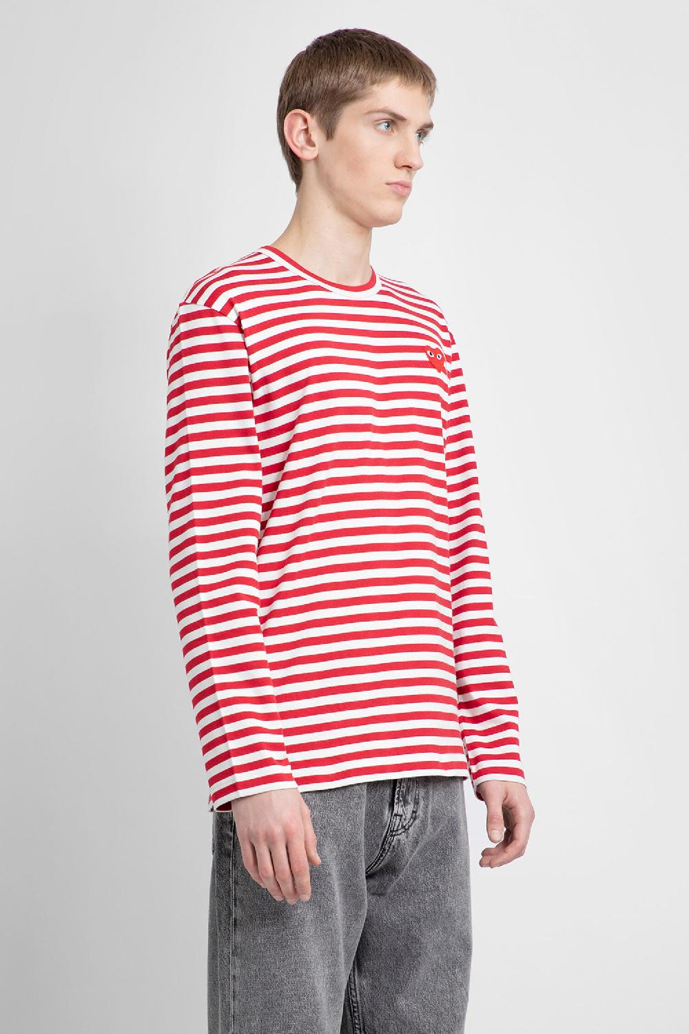 Antonioli COMME DES GARCONS PLAY MAN RED T-SHIRTS & TANK TOPS