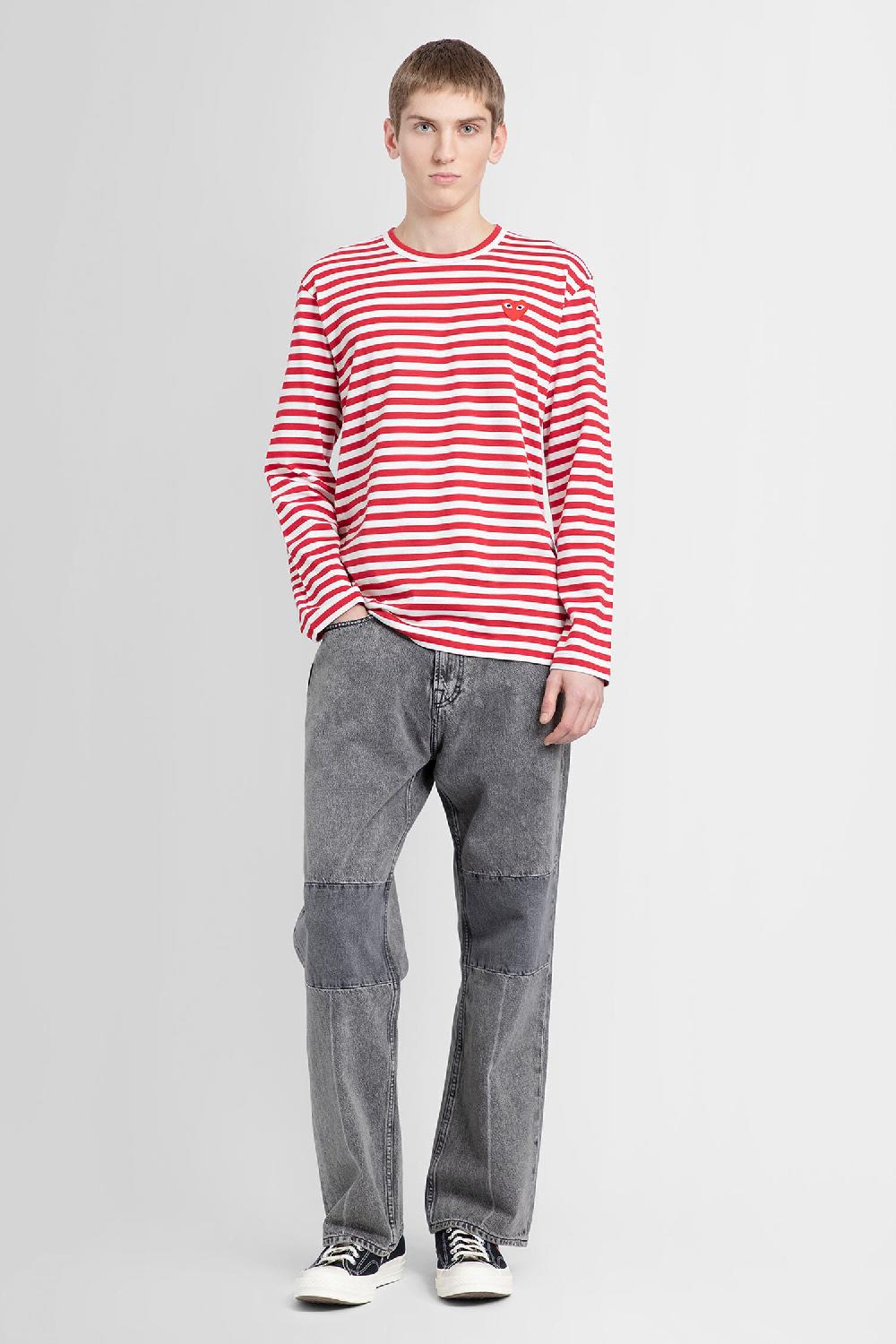 Antonioli COMME DES GARCONS PLAY MAN RED T-SHIRTS & TANK TOPS