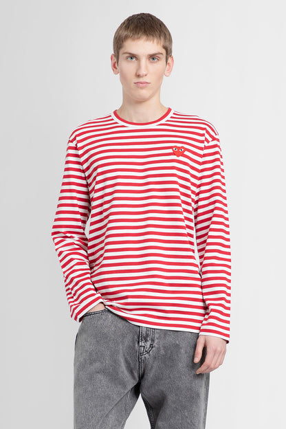 Antonioli COMME DES GARCONS PLAY MAN RED T-SHIRTS & TANK TOPS