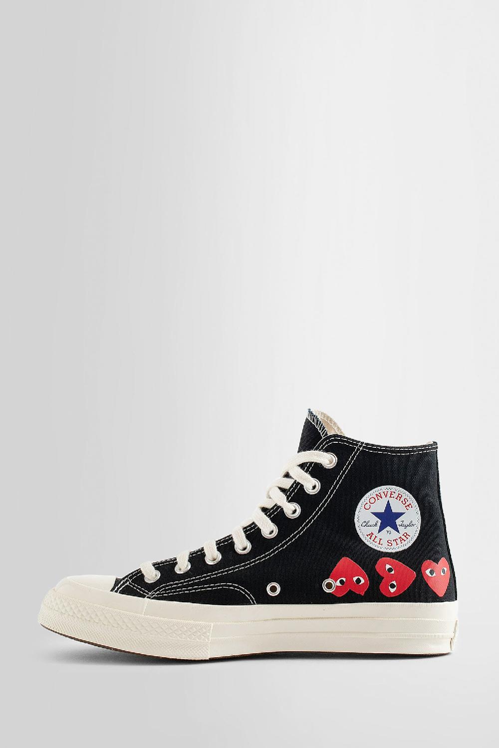 Antonioli COMME DES GARCONS PLAY UNISEX BLACK SNEAKERS