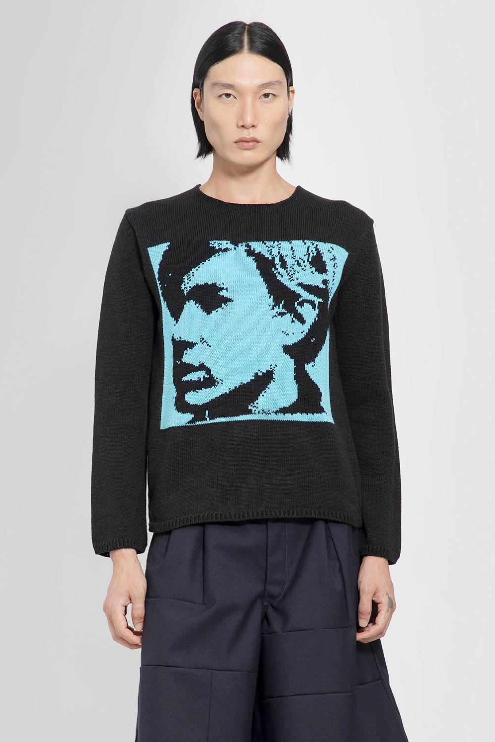 Antonioli COMME DES GARCONS SHIRT MAN BLACK KNITWEAR