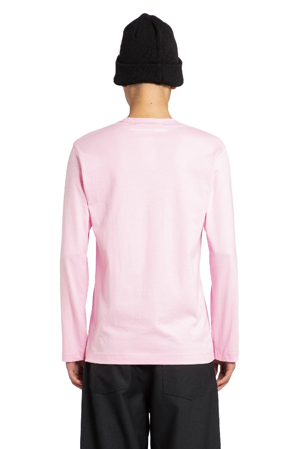 Antonioli COMME DES GARCONS SHIRT MAN PINK T-SHIRTS & TANK TOPS
