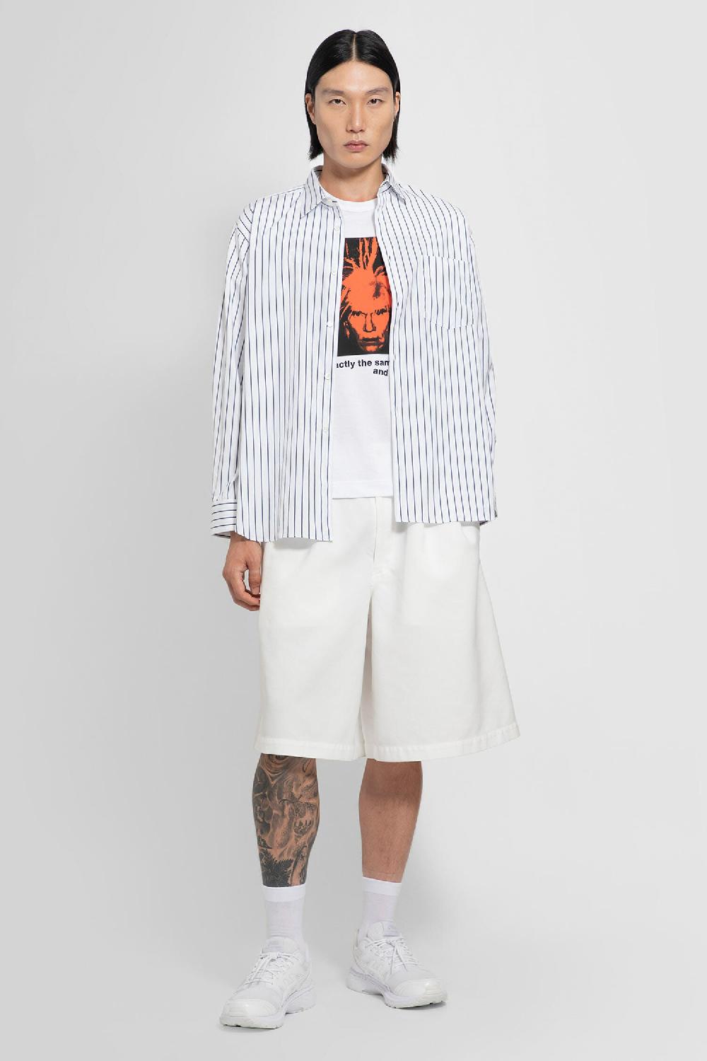 Antonioli COMME DES GARCONS SHIRT MAN WHITE SHORTS & SKIRTS