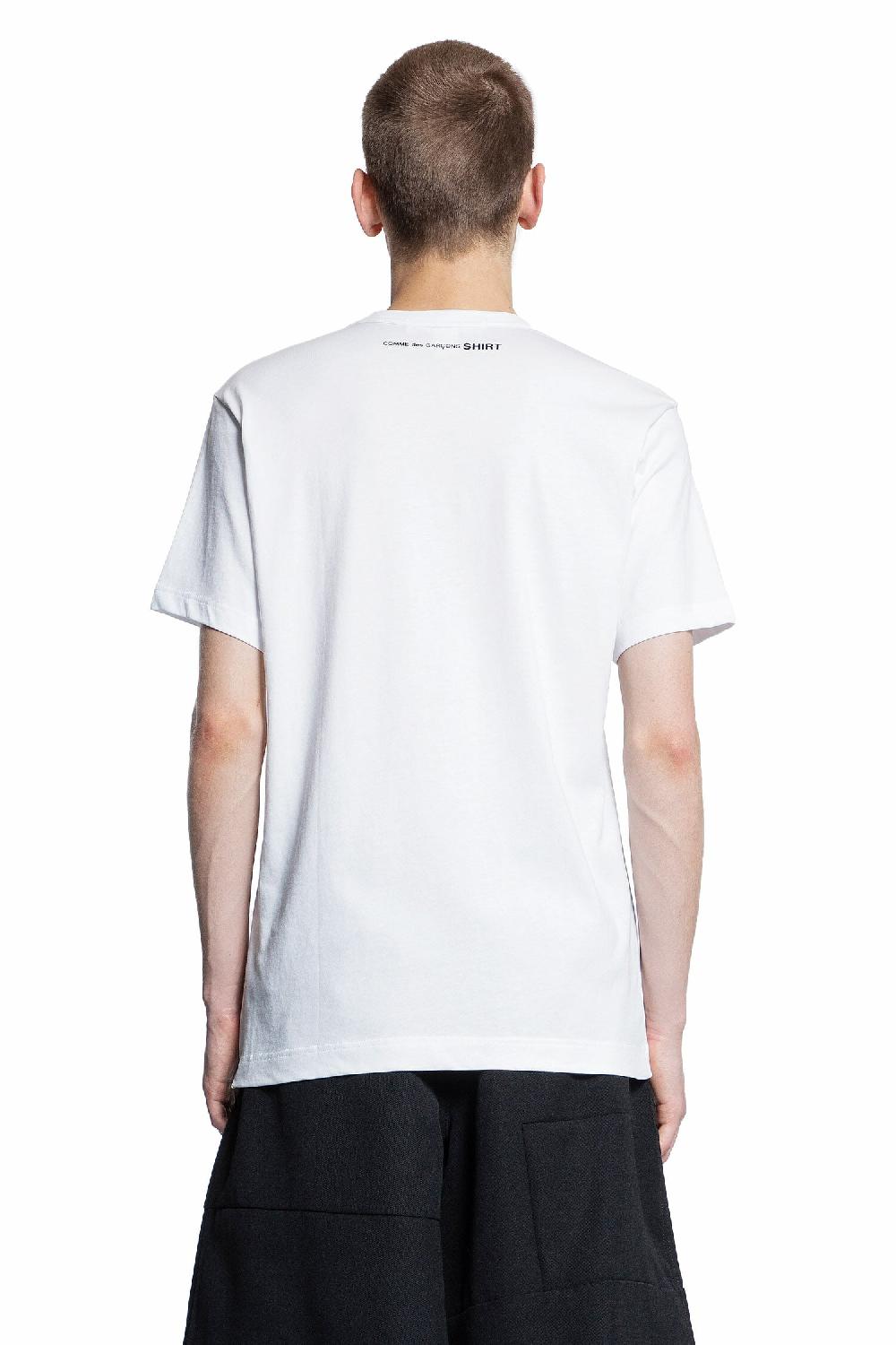 Antonioli COMME DES GARCONS SHIRT MAN WHITE T-SHIRTS & TANK TOPS