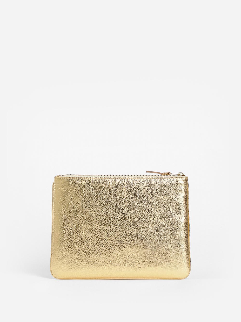 Antonioli COMME DES GARCONS WALLET UNISEX GOLD WALLETS & CARDHOLDERS