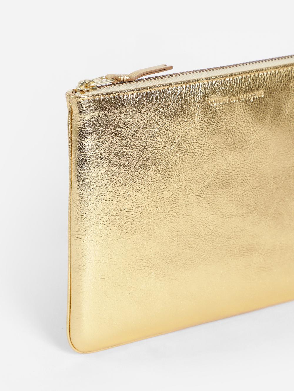 Antonioli COMME DES GARCONS WALLET UNISEX GOLD WALLETS & CARDHOLDERS