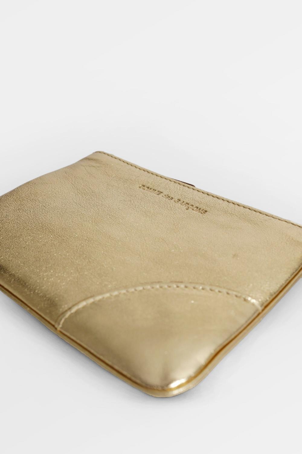 Antonioli COMME DES GARCONS WALLET UNISEX GOLD WALLETS & CARDHOLDERS