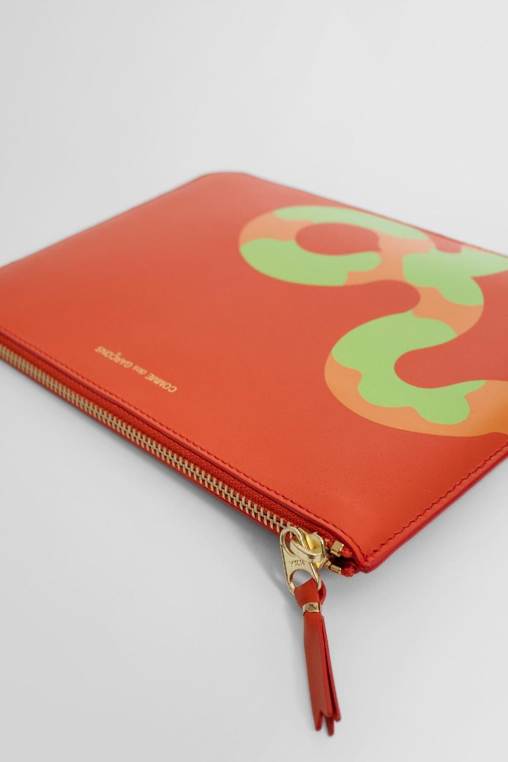 Antonioli COMME DES GARCONS WALLET UNISEX ORANGE CLUTCHES & POUCHES