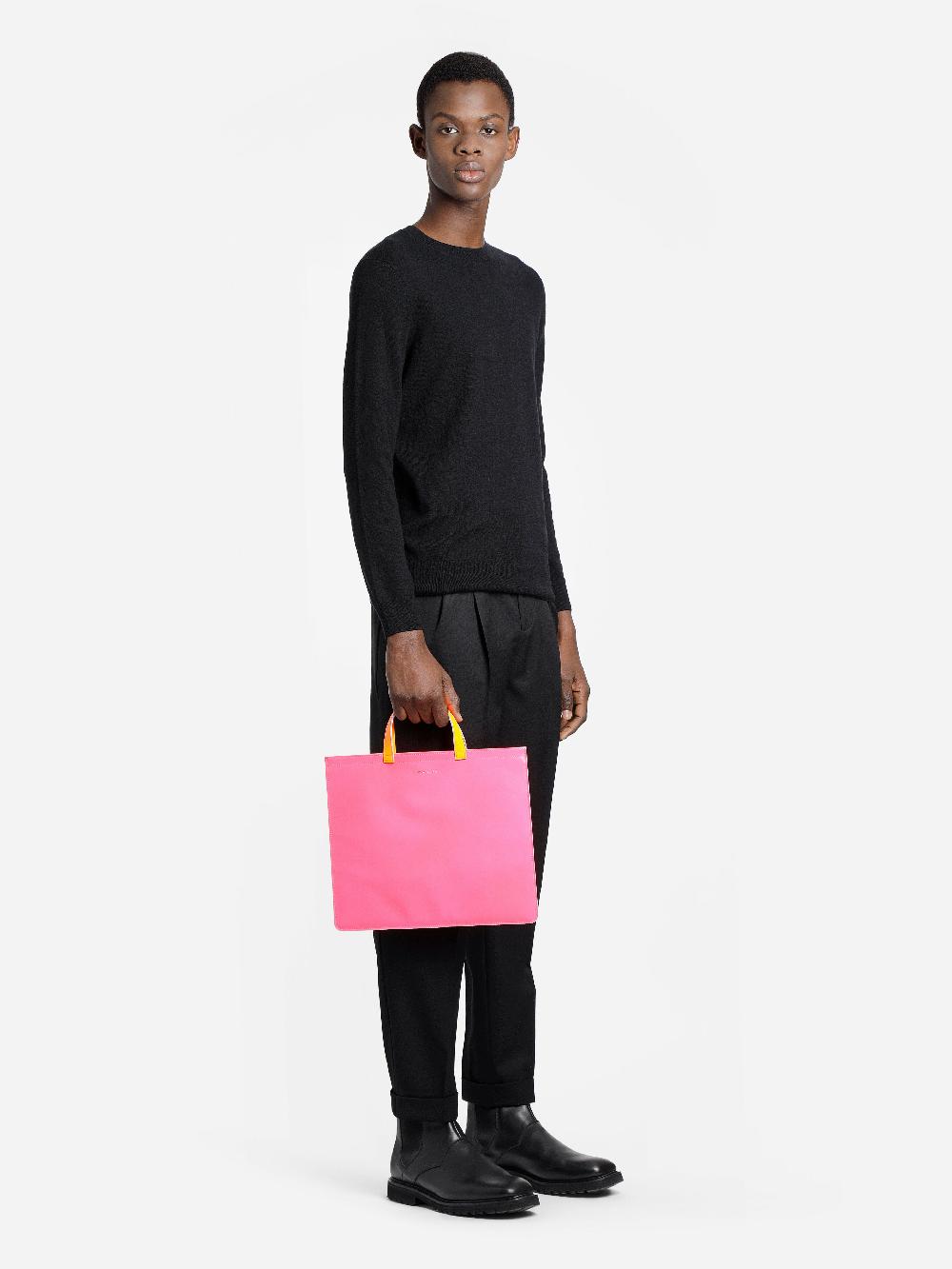 Antonioli COMME DES GARCONS WALLET UNISEX PINK TOTE BAGS
