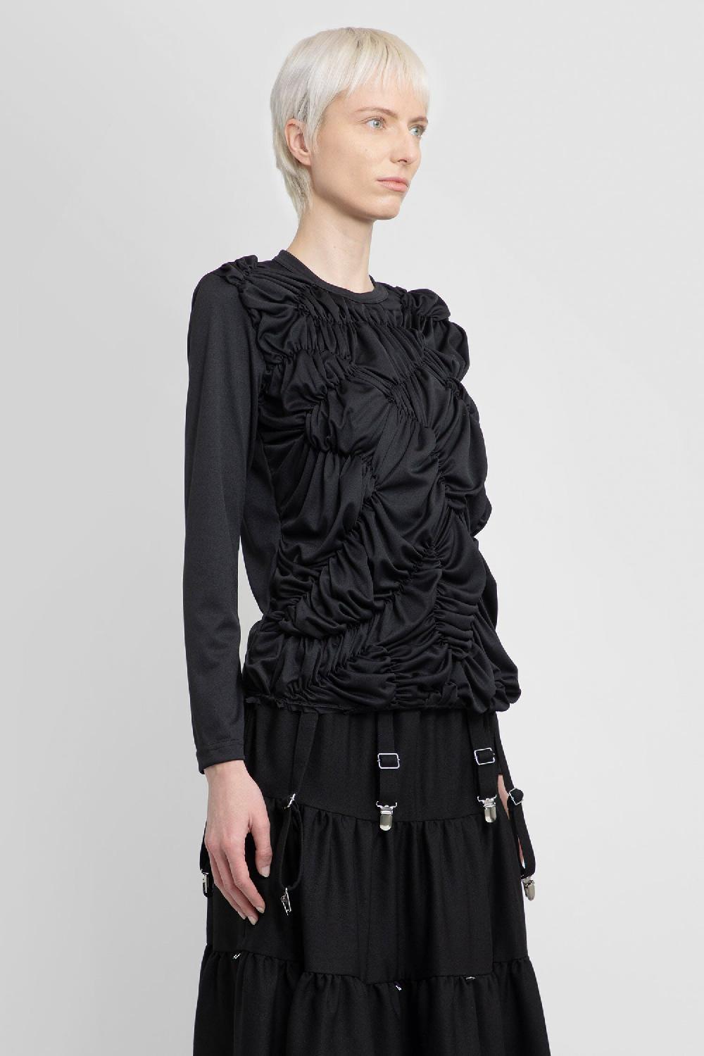 Antonioli COMME DES GARCONS WOMAN BLACK T-SHIRTS & TANK TOPS