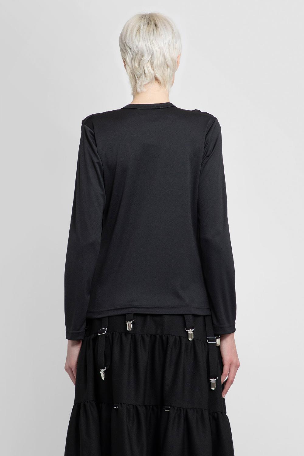 Antonioli COMME DES GARCONS WOMAN BLACK T-SHIRTS & TANK TOPS