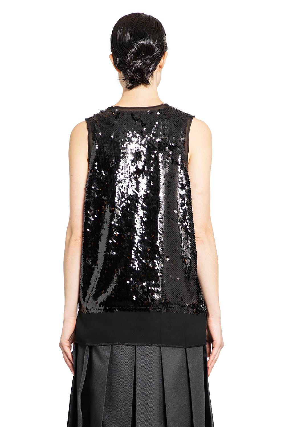 Antonioli COMME DES GARCONS WOMAN BLACK T-SHIRTS & TANK TOPS