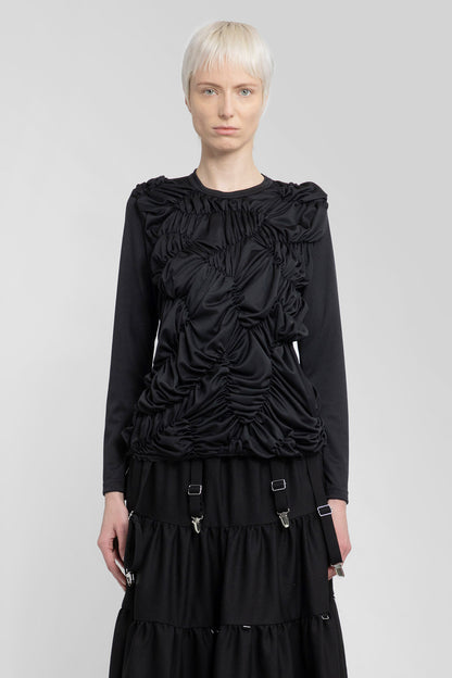 Antonioli COMME DES GARCONS WOMAN BLACK T-SHIRTS & TANK TOPS