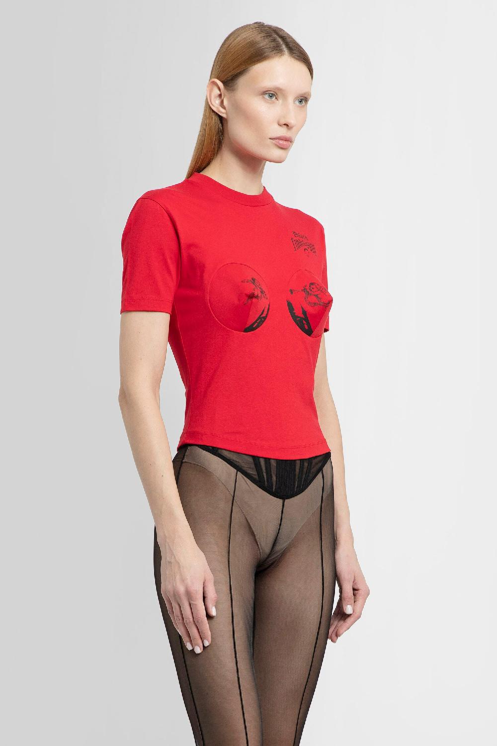 Antonioli DILARA FINDIKOGLU WOMAN RED T-SHIRTS & TANK TOPS
