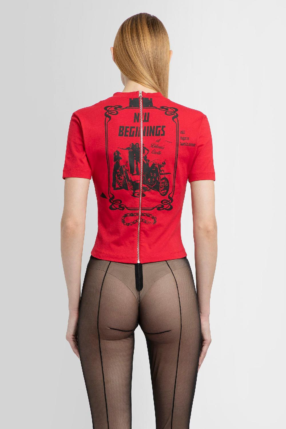 Antonioli DILARA FINDIKOGLU WOMAN RED T-SHIRTS & TANK TOPS