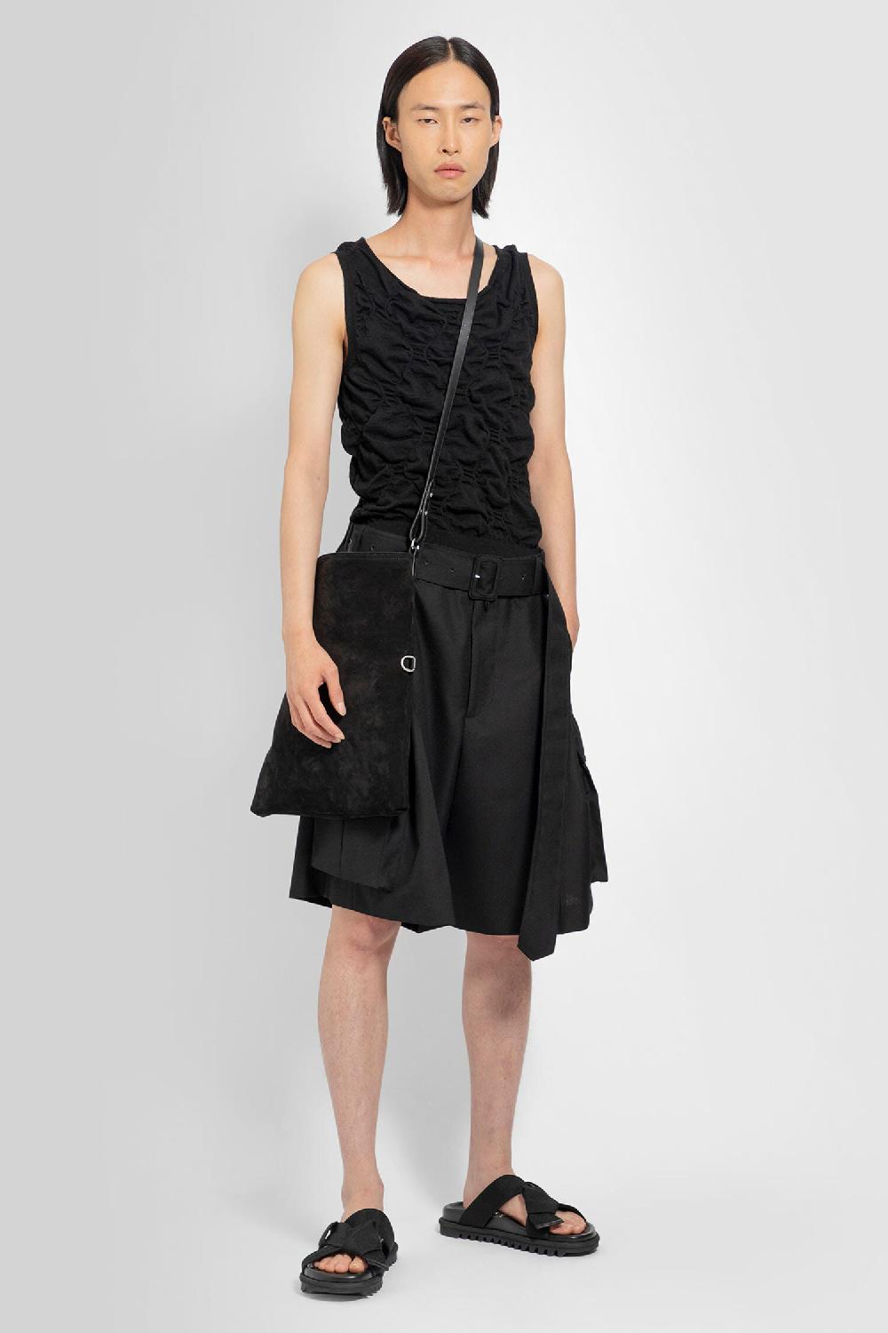 Antonioli DRIES VAN NOTEN MAN BLACK T-SHIRTS & TANK TOPS