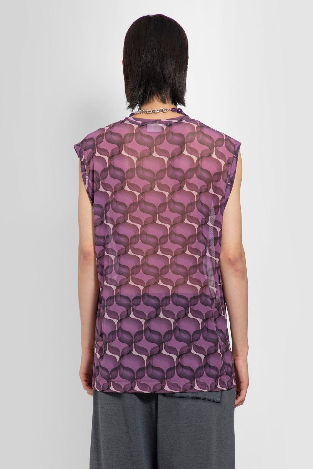 Antonioli DRIES VAN NOTEN MAN PURPLE T-SHIRTS & TANK TOPS