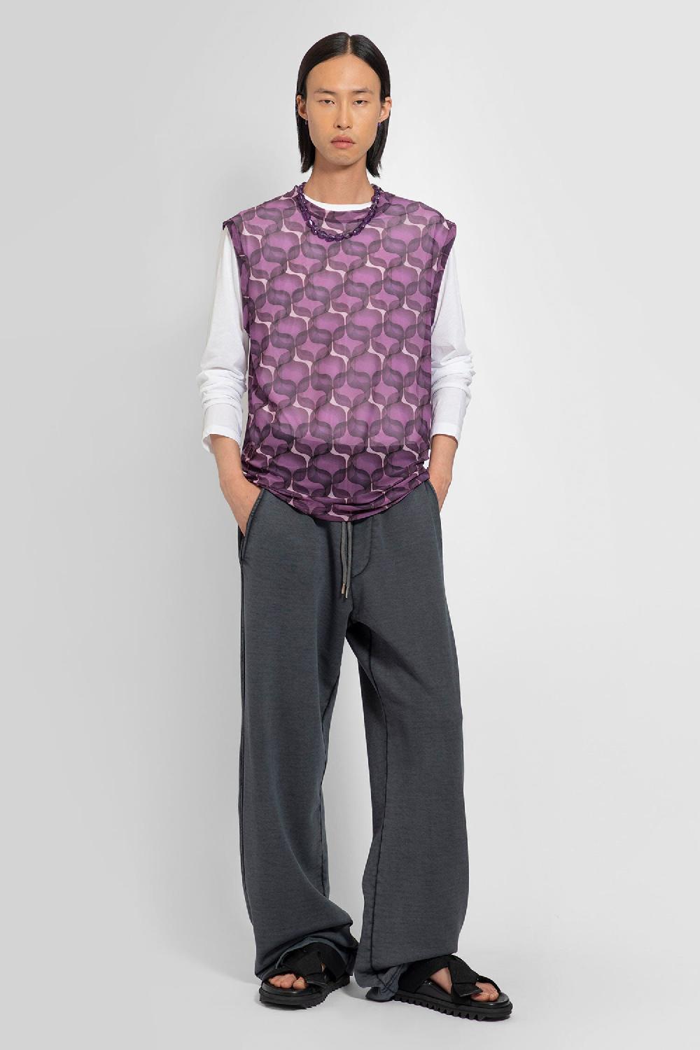Antonioli DRIES VAN NOTEN MAN PURPLE T-SHIRTS & TANK TOPS