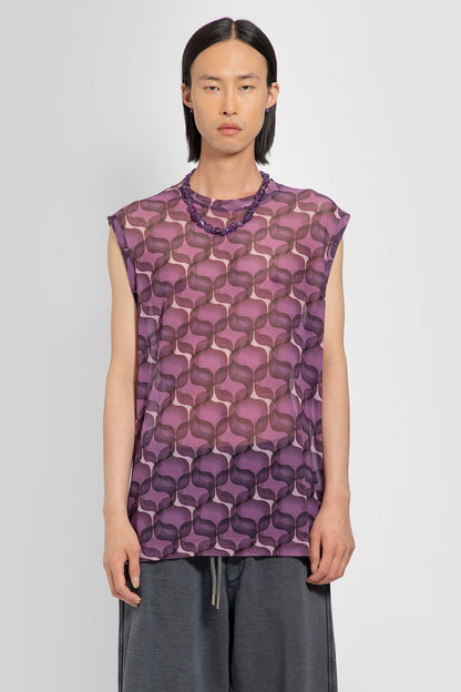 Antonioli DRIES VAN NOTEN MAN PURPLE T-SHIRTS & TANK TOPS