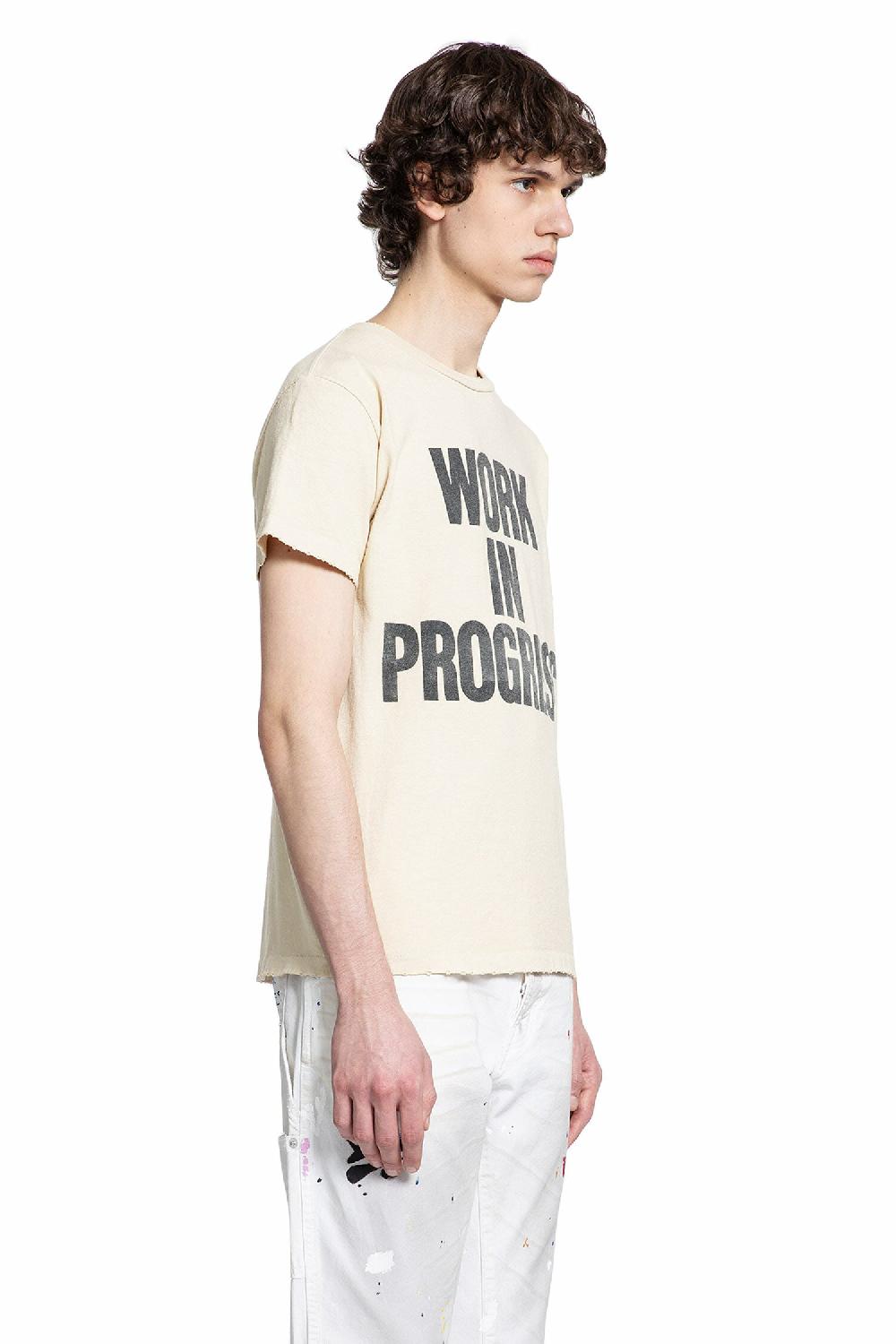 Antonioli GALLERY DEPT. MAN OFF-WHITE T-SHIRTS & TANK TOPS