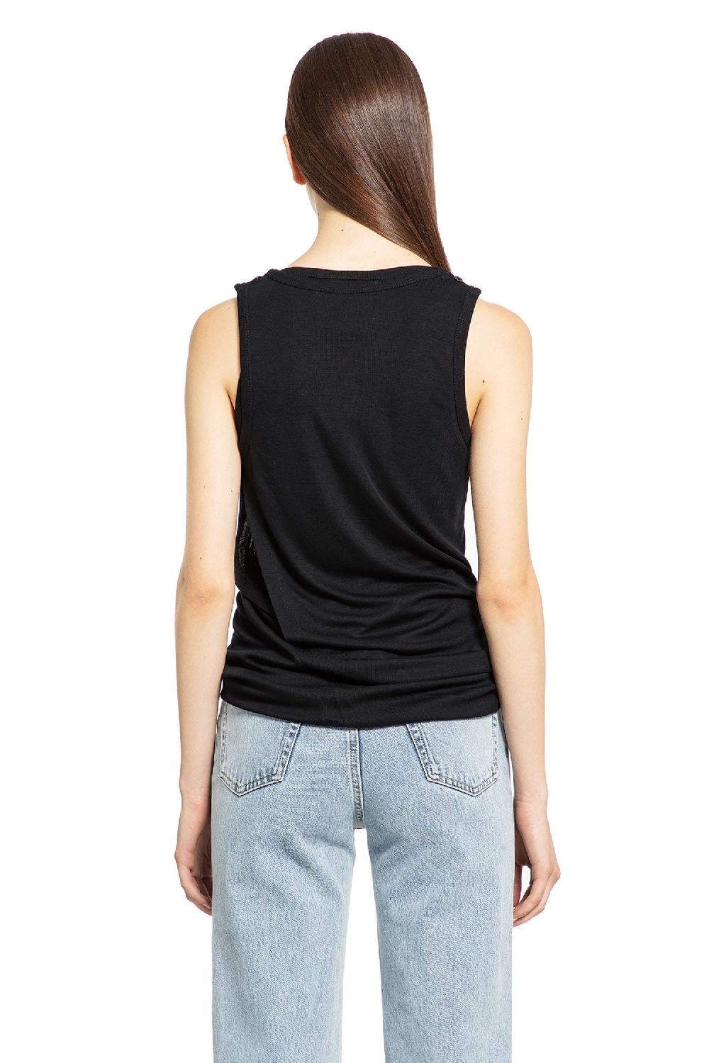 Antonioli HELMUT LANG WOMAN BLACK T-SHIRTS & TANK TOPS
