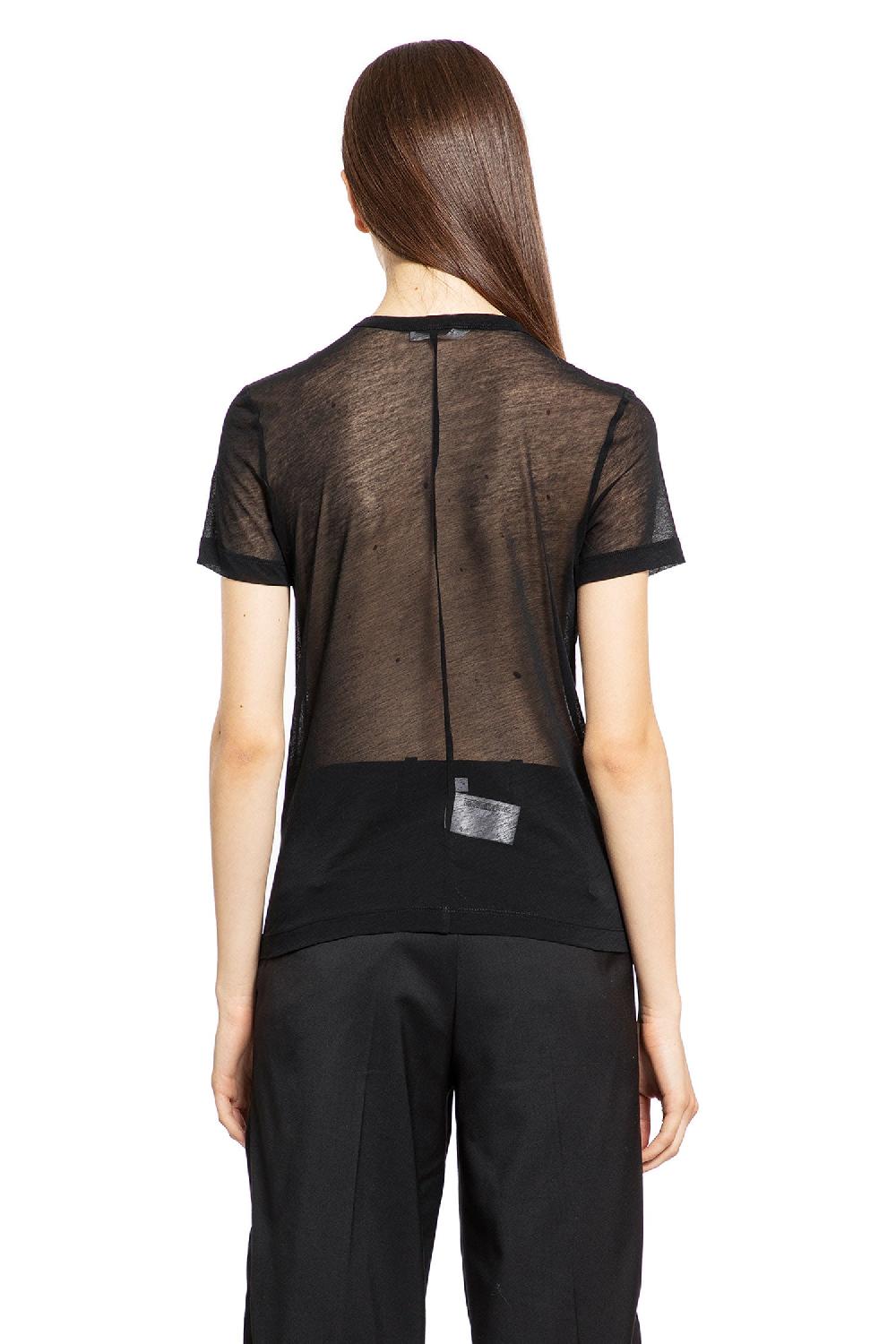 Antonioli HELMUT LANG WOMAN BLACK T-SHIRTS & TANK TOPS
