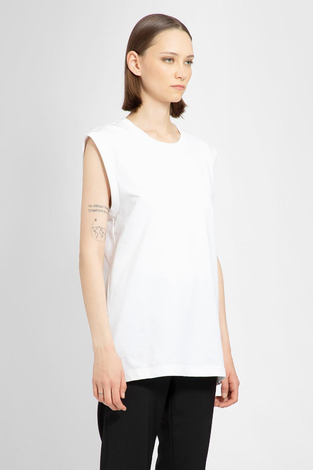 Antonioli HELMUT LANG WOMAN WHITE T-SHIRTS & TANK TOPS