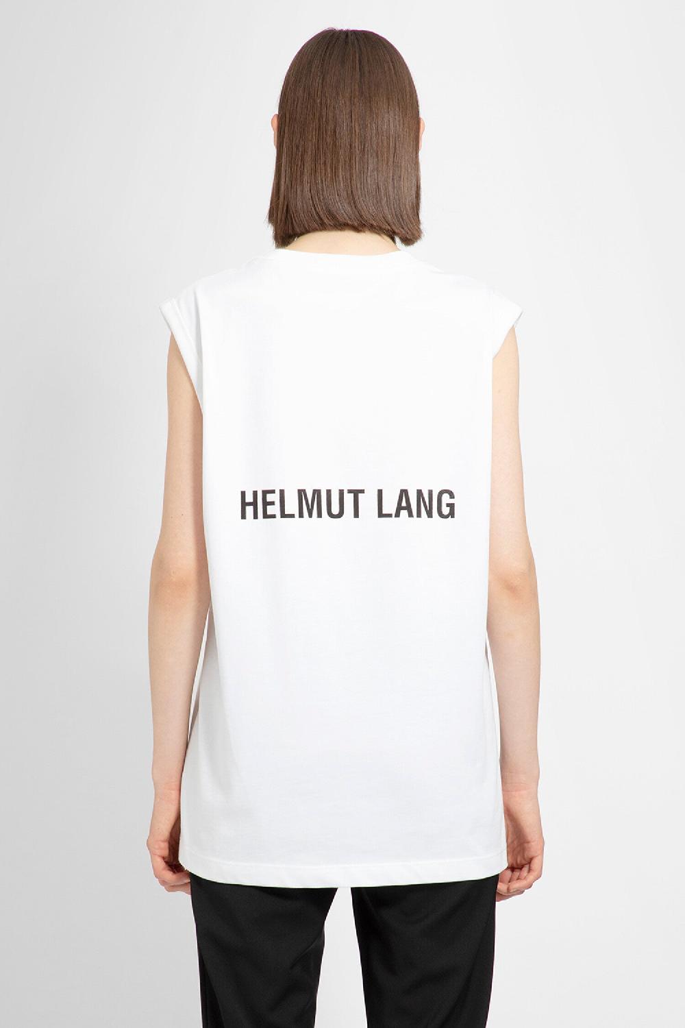Antonioli HELMUT LANG WOMAN WHITE T-SHIRTS & TANK TOPS