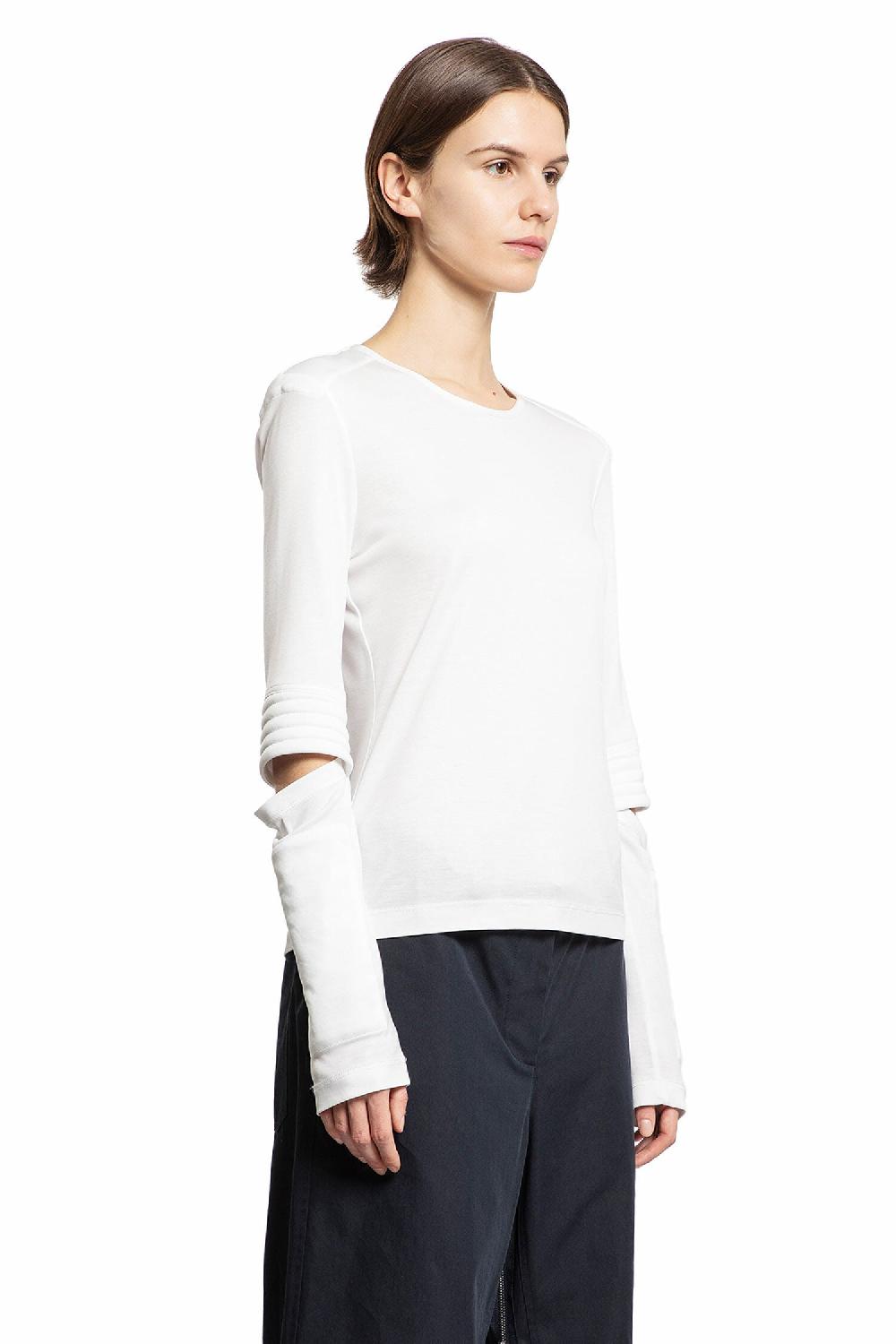 Antonioli HELMUT LANG WOMAN WHITE T-SHIRTS & TANK TOPS
