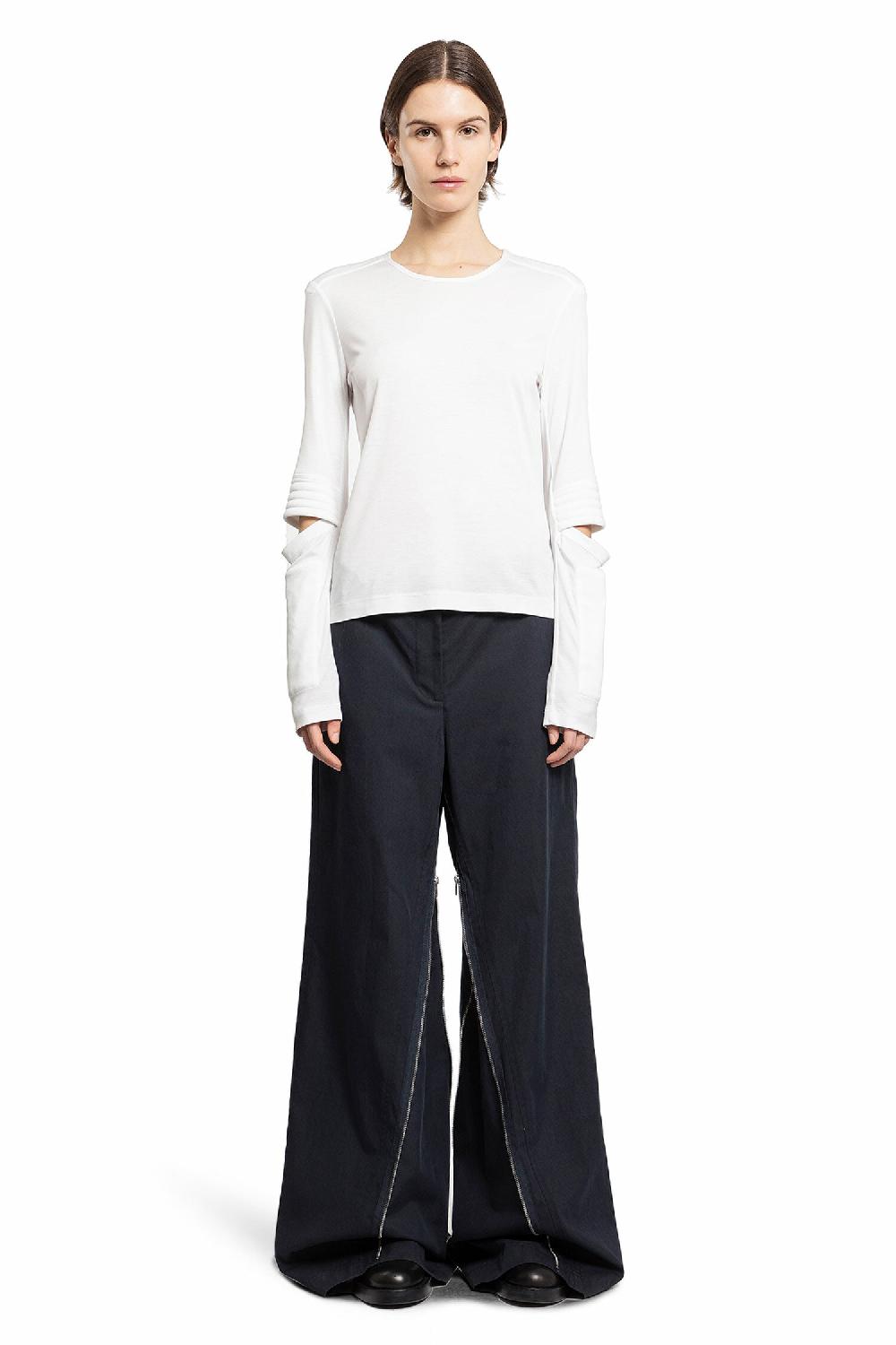 Antonioli HELMUT LANG WOMAN WHITE T-SHIRTS & TANK TOPS