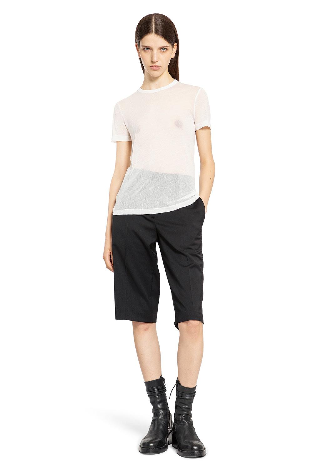 Antonioli HELMUT LANG WOMAN WHITE T-SHIRTS & TANK TOPS