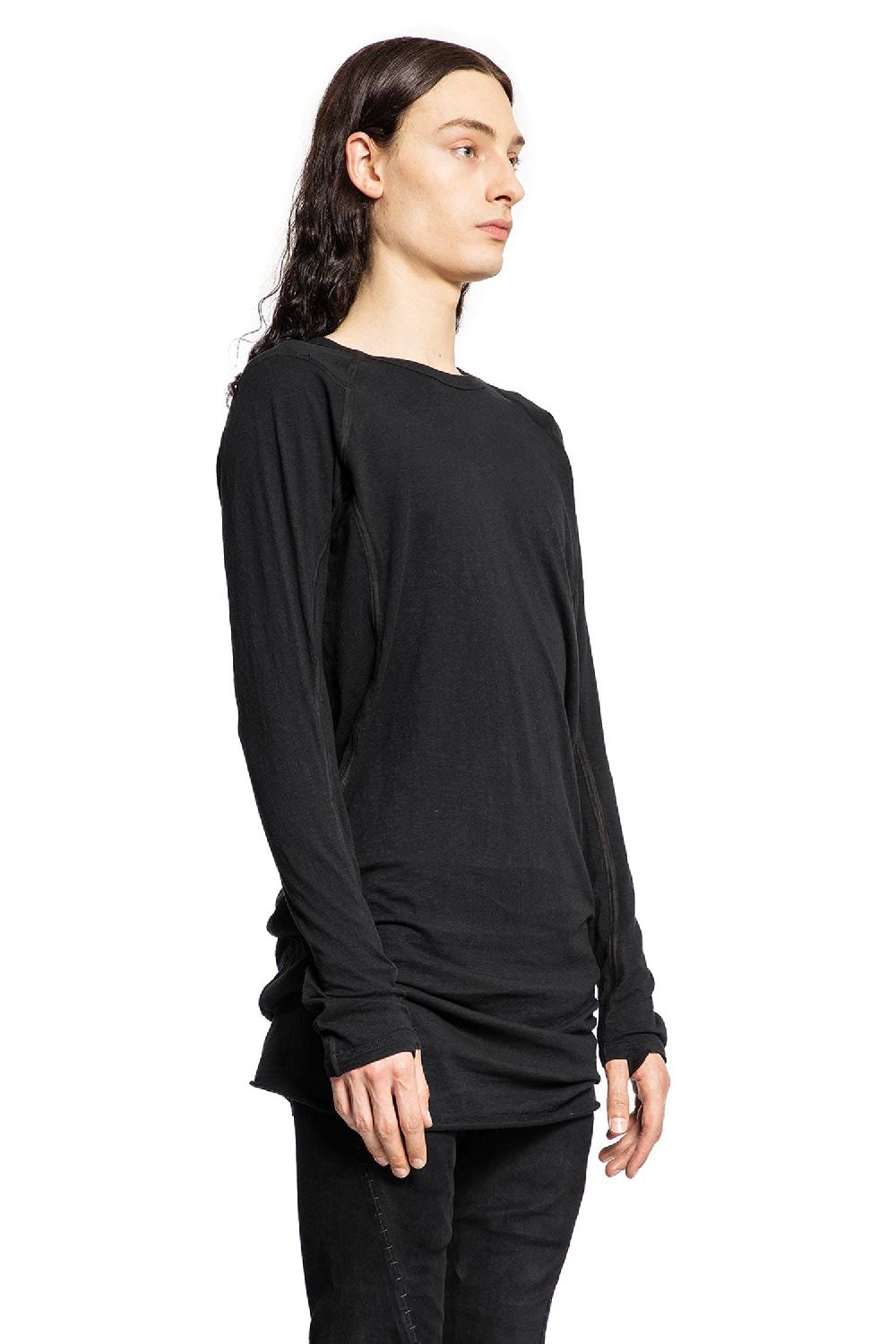 Antonioli ISAAC SELLAM MAN BLACK T-SHIRTS & TANK TOPS