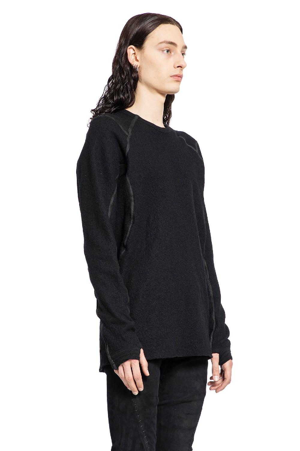 Antonioli ISAAC SELLAM MAN BLACK T-SHIRTS & TANK TOPS