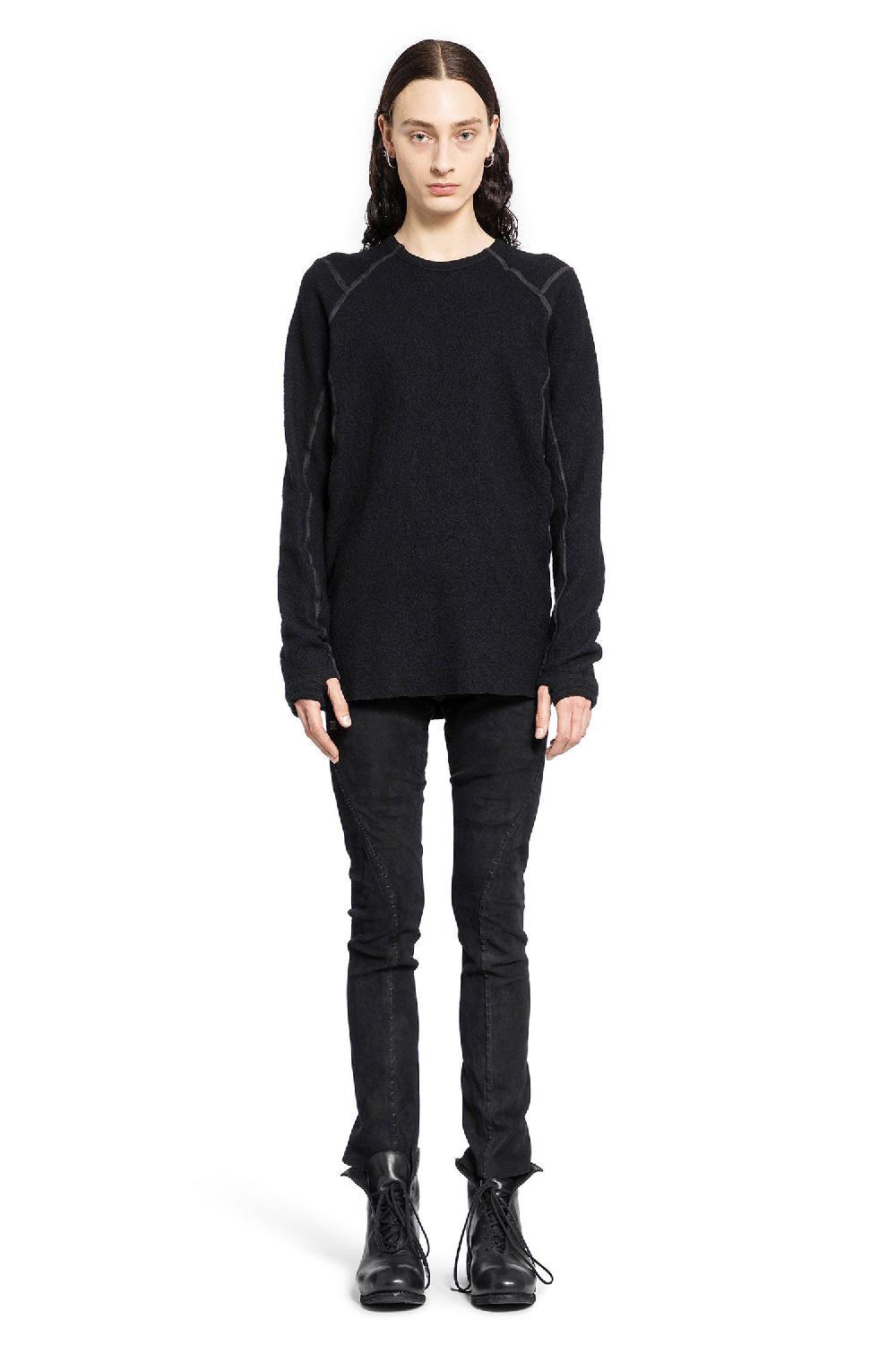 Antonioli ISAAC SELLAM MAN BLACK T-SHIRTS & TANK TOPS