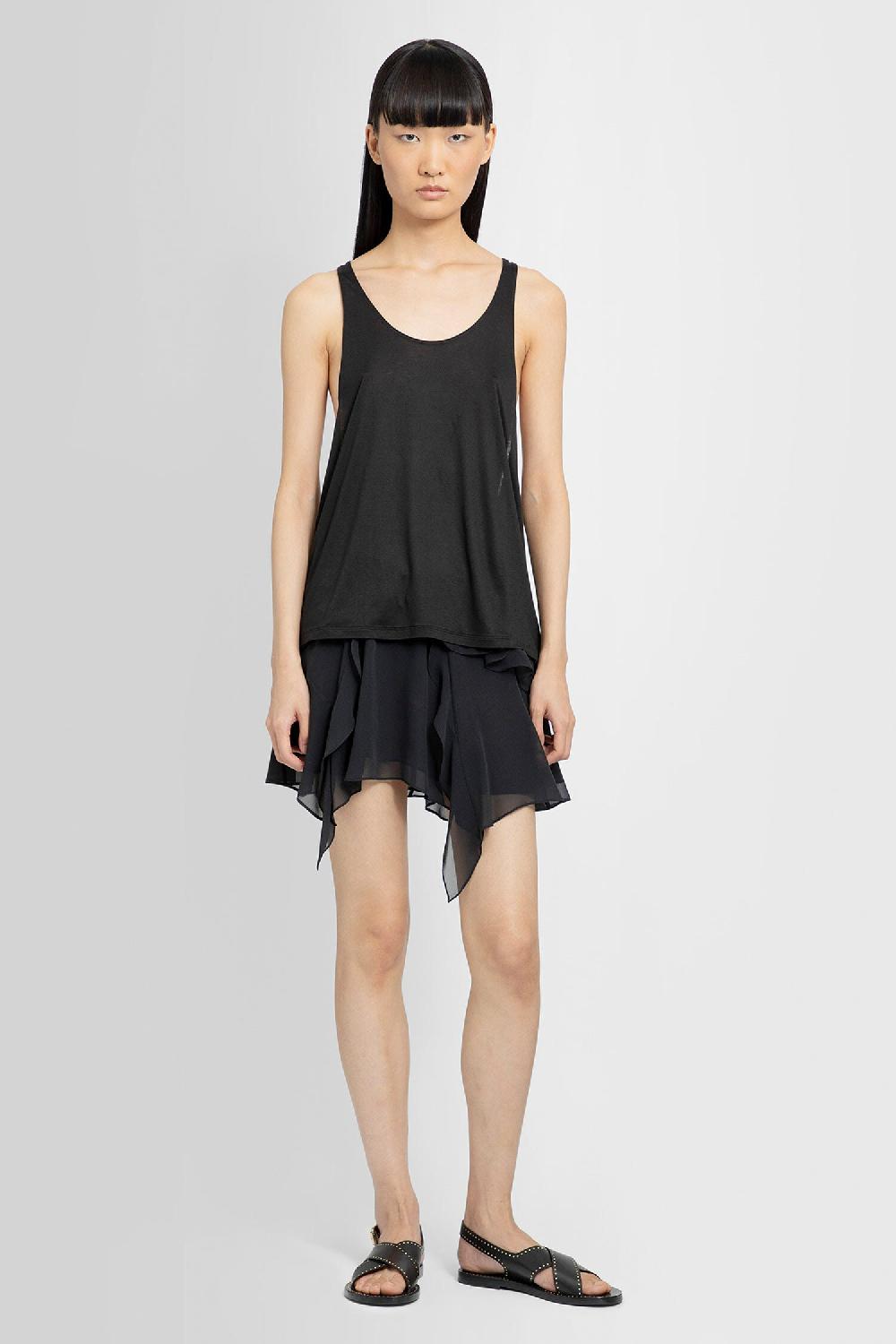 Antonioli ISABEL MARANT WOMAN BLACK T-SHIRTS & TANK TOPS
