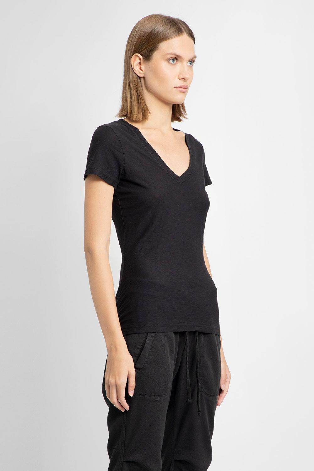 Antonioli JAMES PERSE WOMAN BLACK T-SHIRTS & TANK TOPS