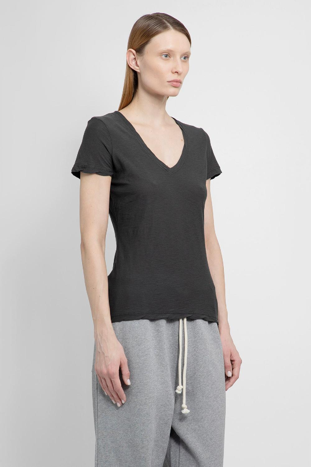 Antonioli JAMES PERSE WOMAN GREY T-SHIRTS & TANK TOPS