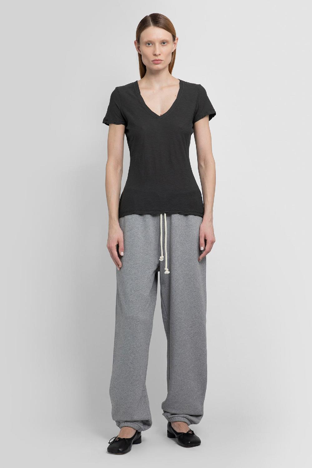 Antonioli JAMES PERSE WOMAN GREY T-SHIRTS & TANK TOPS