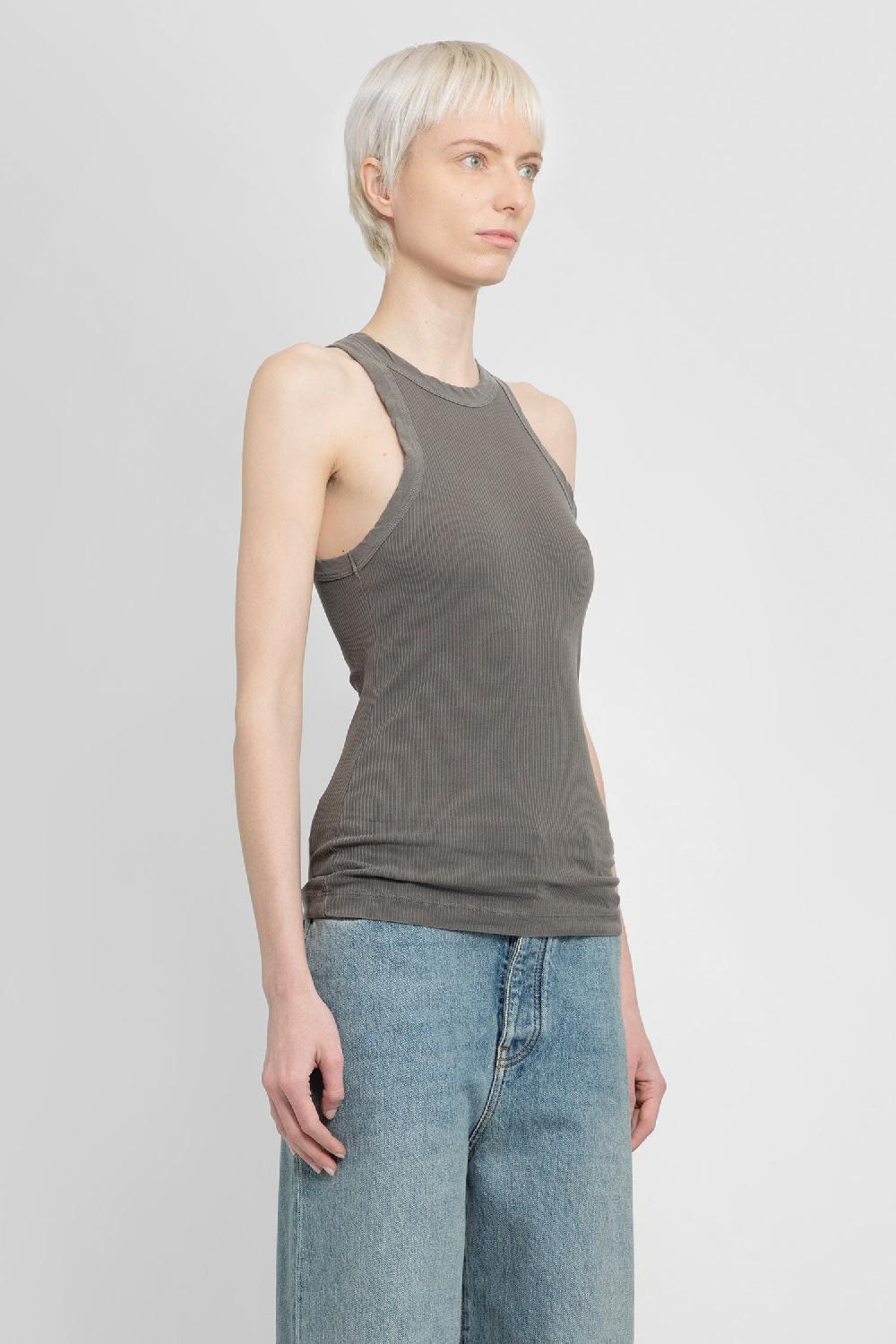 Antonioli JAMES PERSE WOMAN GREY T-SHIRTS & TANK TOPS