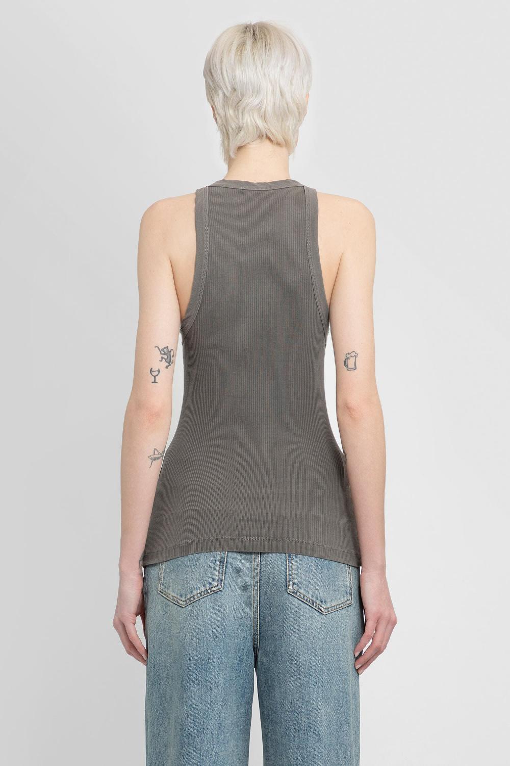 Antonioli JAMES PERSE WOMAN GREY T-SHIRTS & TANK TOPS