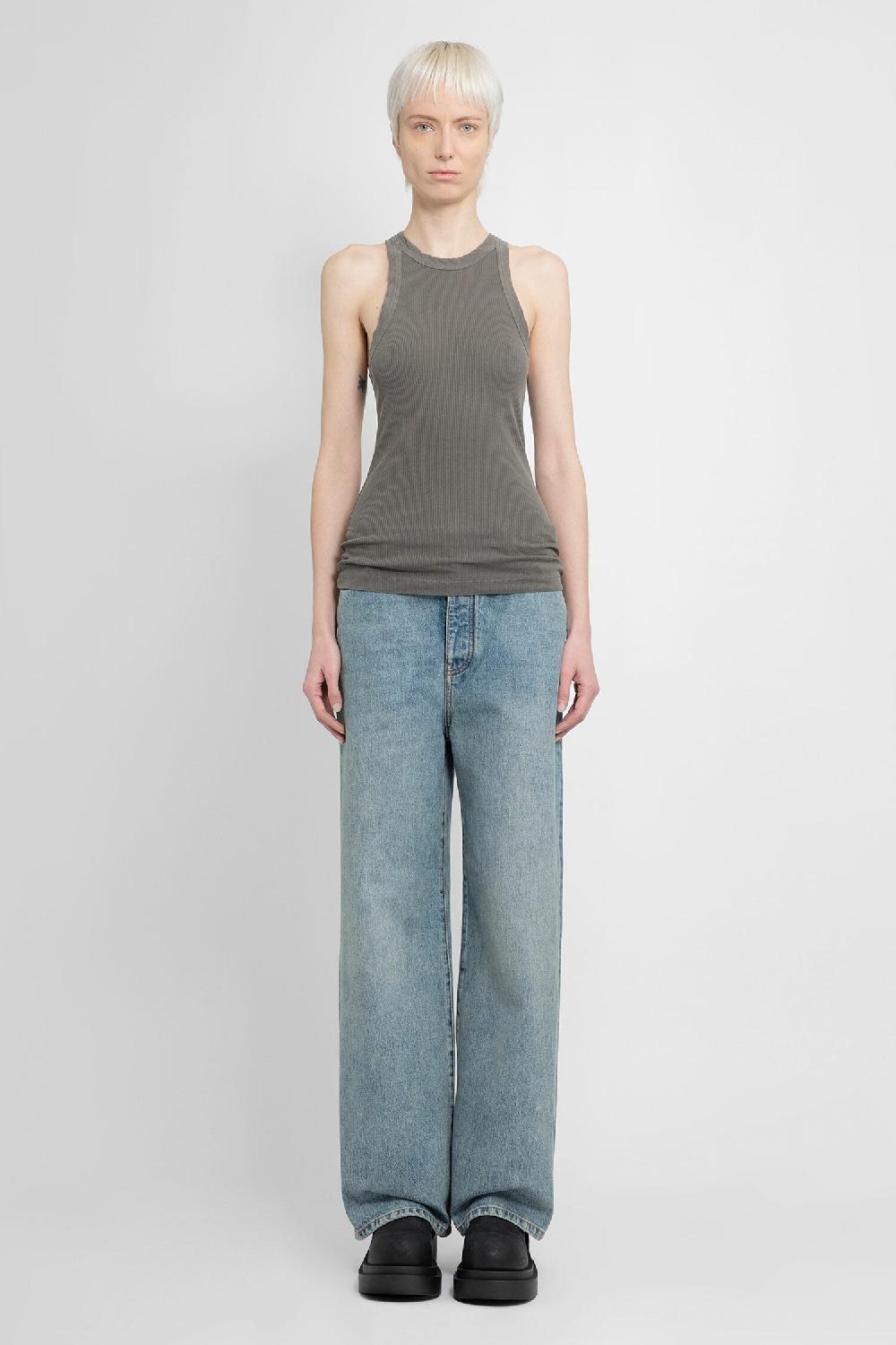 Antonioli JAMES PERSE WOMAN GREY T-SHIRTS & TANK TOPS