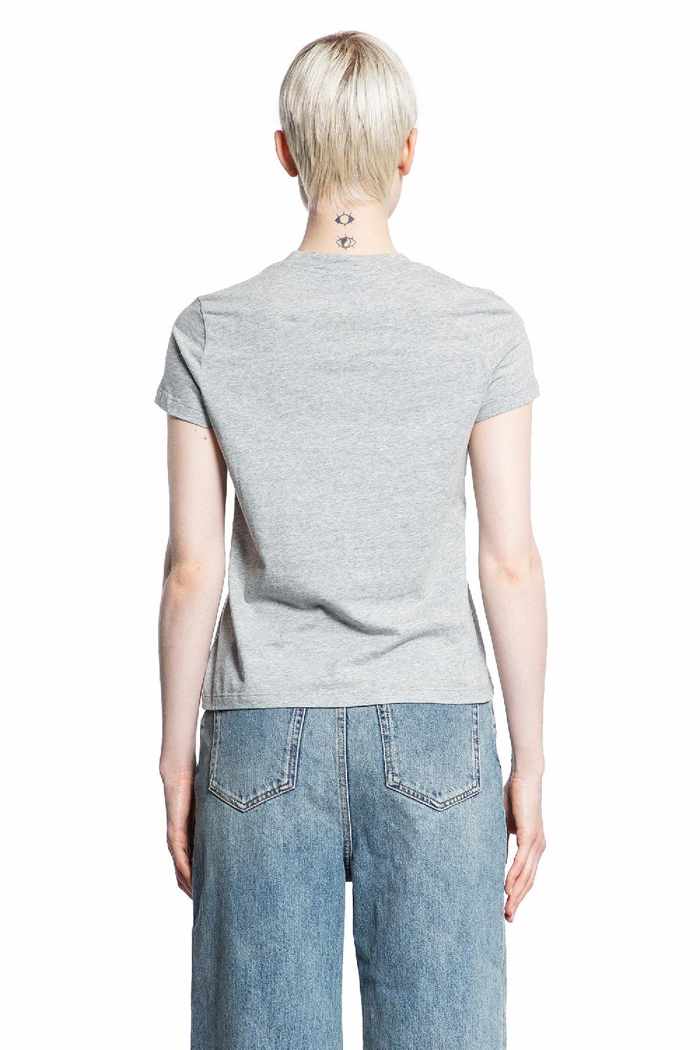 Antonioli JAMES PERSE WOMAN GREY T-SHIRTS & TANK TOPS