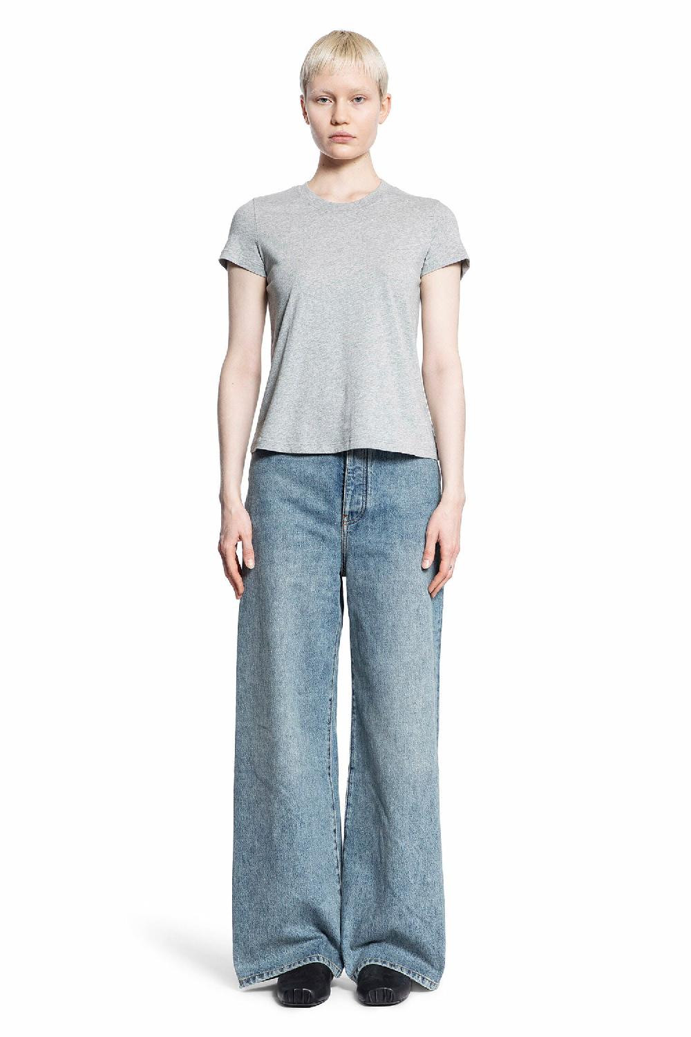 Antonioli JAMES PERSE WOMAN GREY T-SHIRTS & TANK TOPS