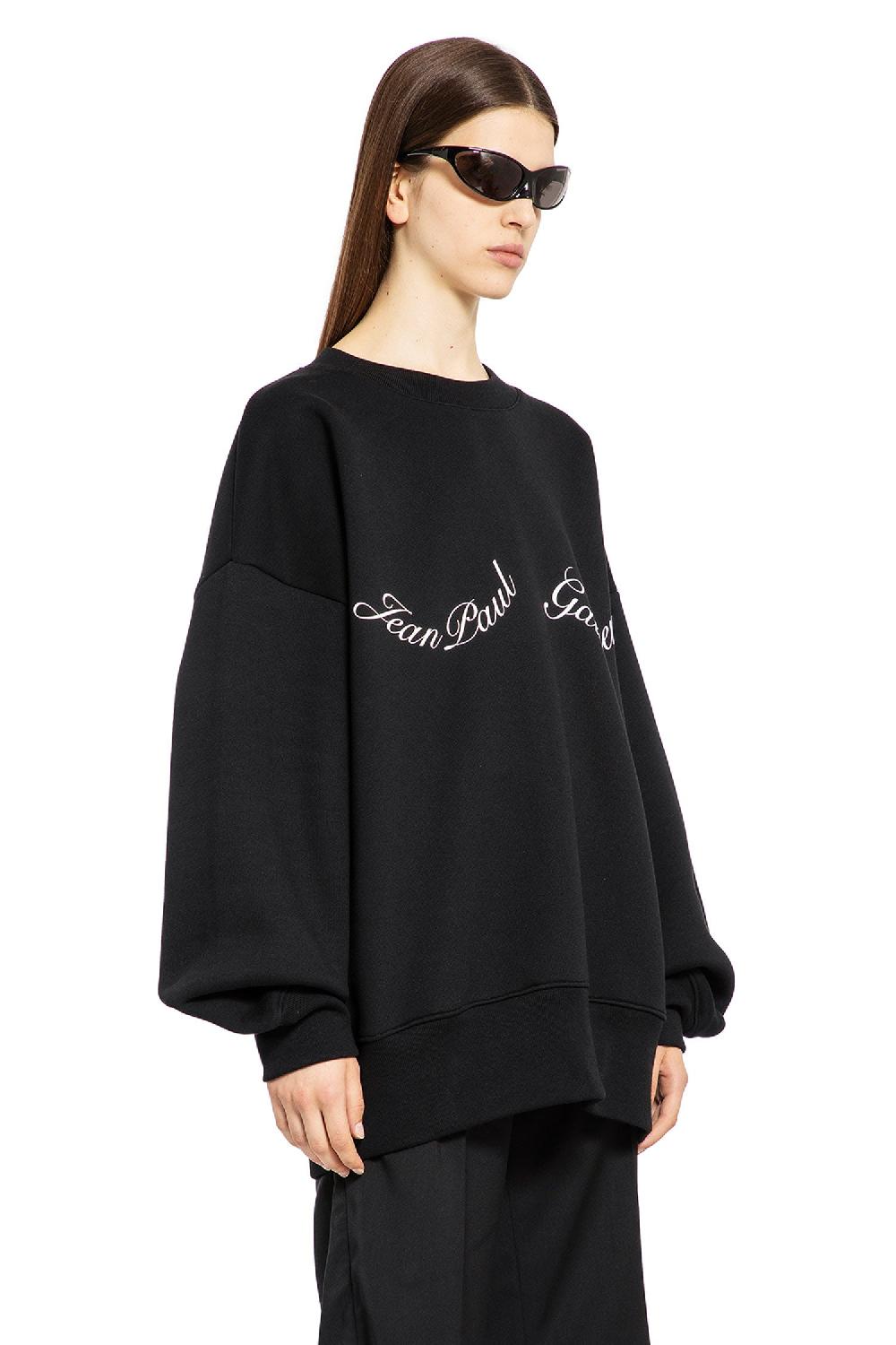 Antonioli JEAN PAUL GAULTIER WOMAN BLACK SWEATSHIRTS