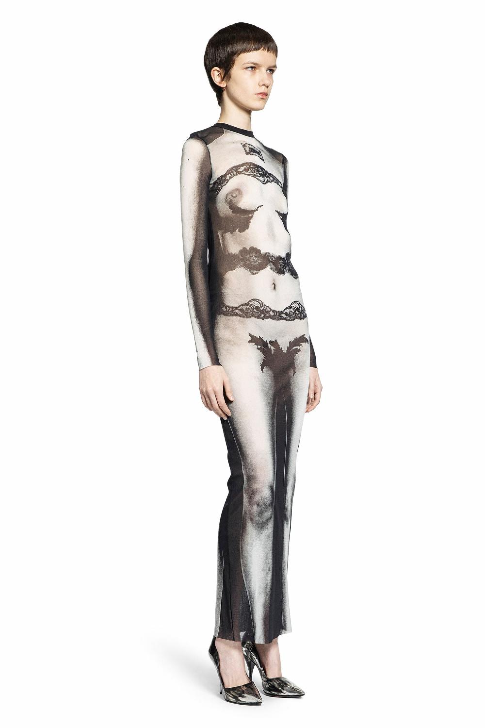 Antonioli JEAN PAUL GAULTIER WOMAN BLACK&WHITE DRESSES