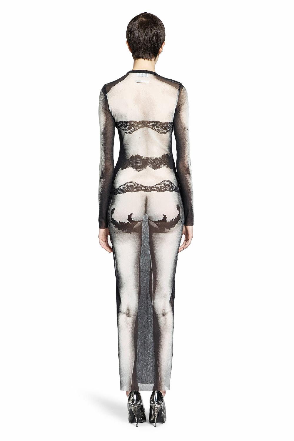 Antonioli JEAN PAUL GAULTIER WOMAN BLACK&WHITE DRESSES