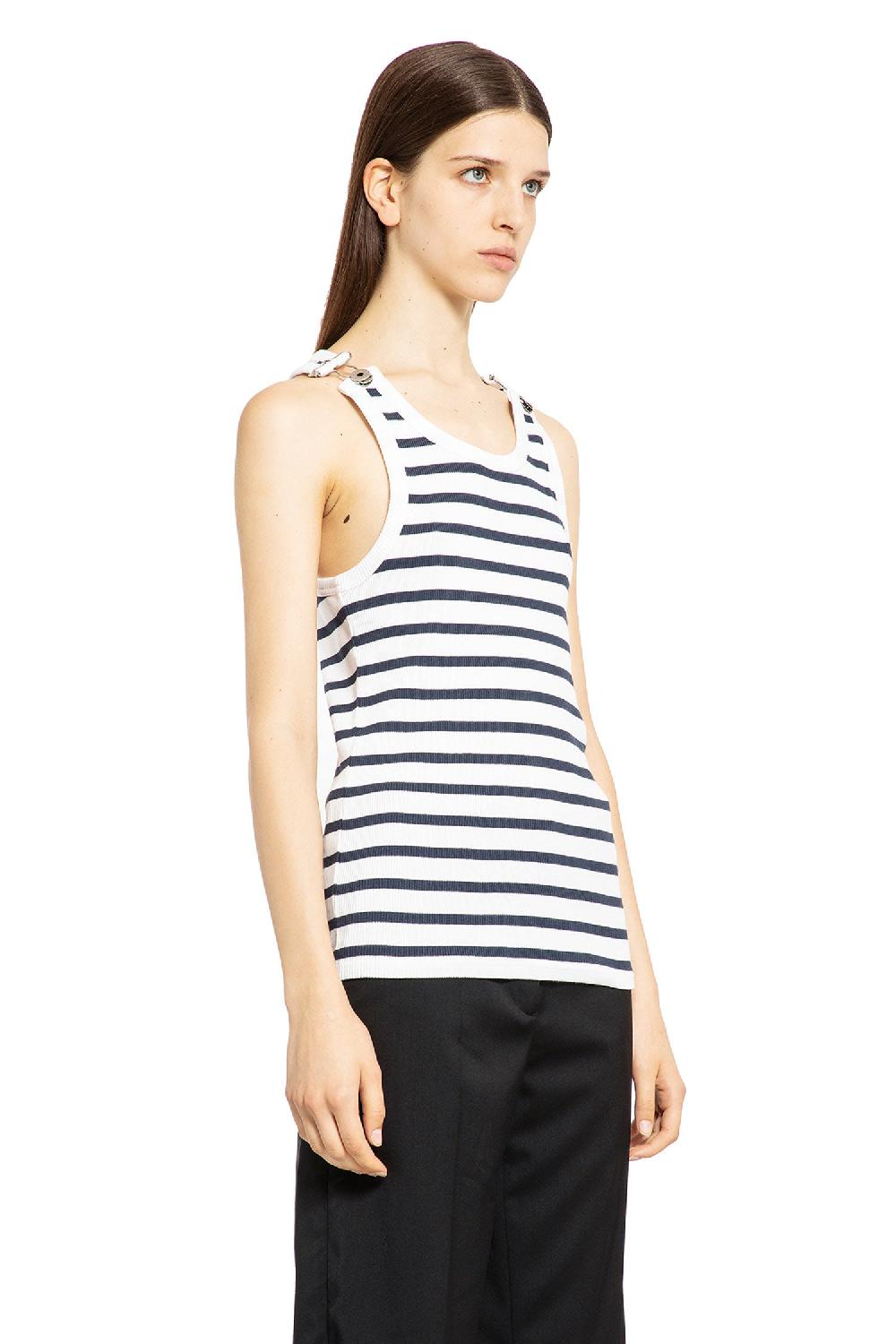 Antonioli JEAN PAUL GAULTIER WOMAN BLACK&WHITE T-SHIRTS & TANK TOPS