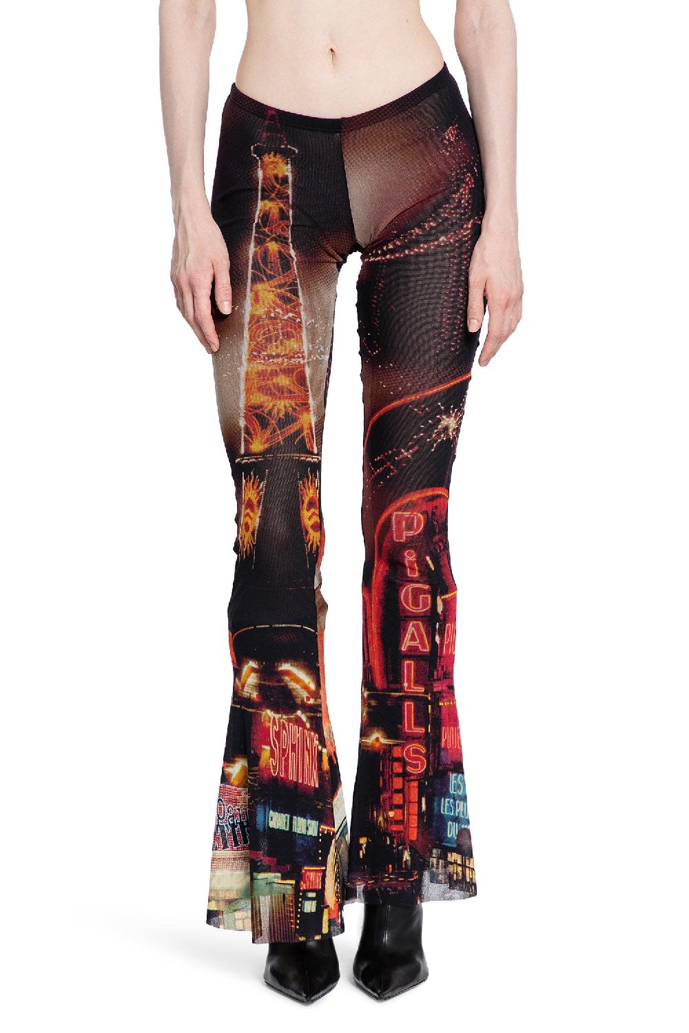 Antonioli JEAN PAUL GAULTIER WOMAN MULTICOLOR TROUSERS