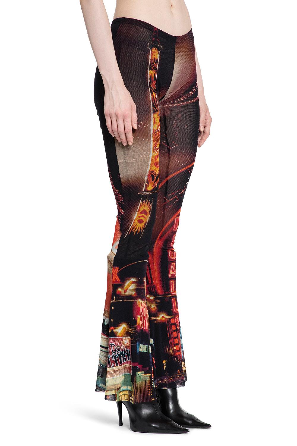 Antonioli JEAN PAUL GAULTIER WOMAN MULTICOLOR TROUSERS